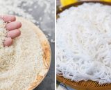 Bún gạo tẻ