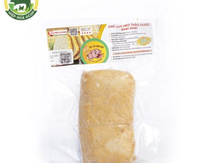 Chả Lụa Heo Thảo Dược Bình Minh (sản phẩm xã Hiệp Hòa)