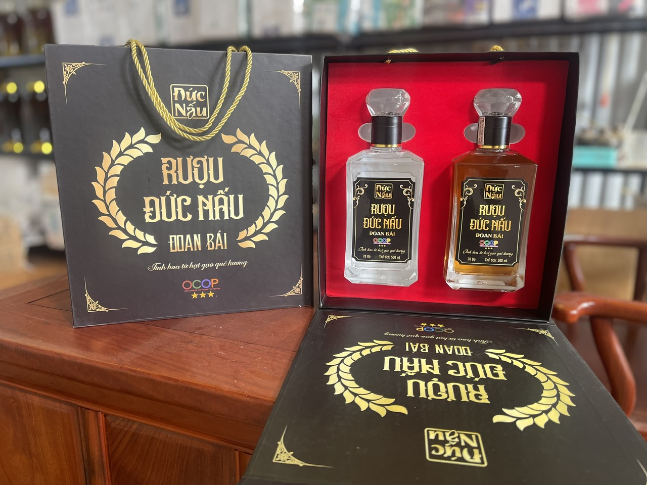 Rượu Đức Nấu Đoan Bái (sản phẩm xã Hiệp Hòa) - Hình ảnh 2